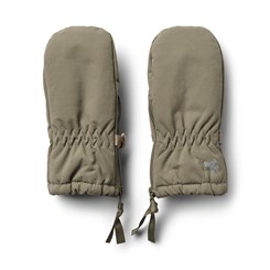 Wheat Mittens tech m/zipper - Dry leaves